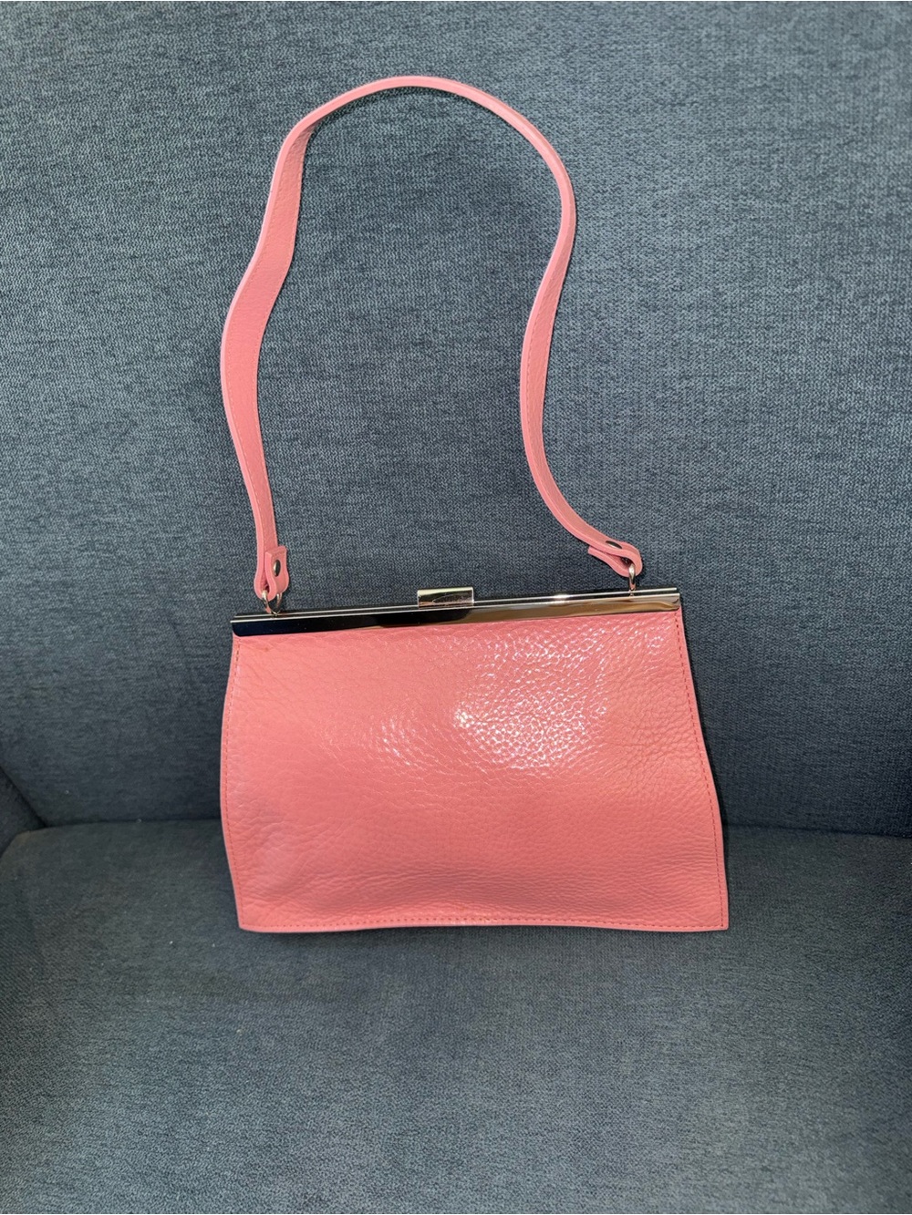 Wilsons Leather Pink Leather Shoulder Bag - Picture 1 of 8